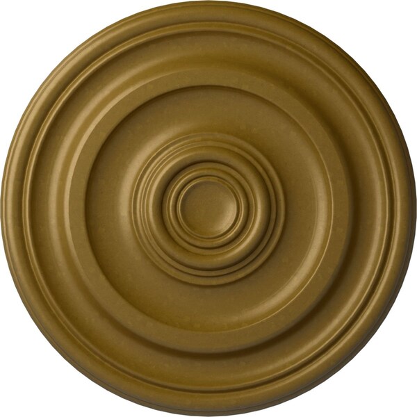 Ekena Millwork Kepler Traditional Ceiling Medallion (For Canopies up to 2 5/8"), 11 7/8"OD x 1 1/4"P, Gold CM12KPGLS - main